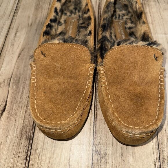 Koolaburra by UGG Lezly Cheetah Women's Suede Moccasin Slippers Size 7 - Picture 3 of 8